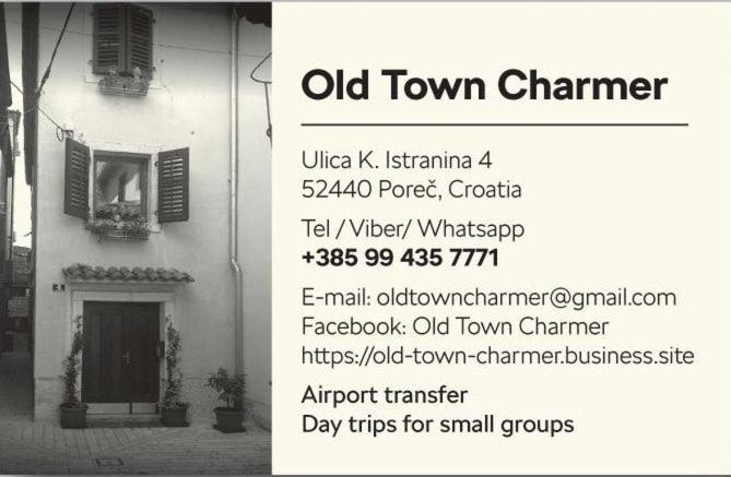 Old Town Charmer Пореч Экстерьер фото